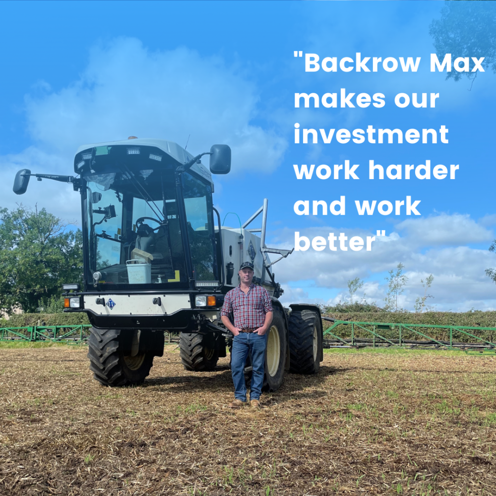 Adjuvant Backrow Max helps us achieve better black-grass control